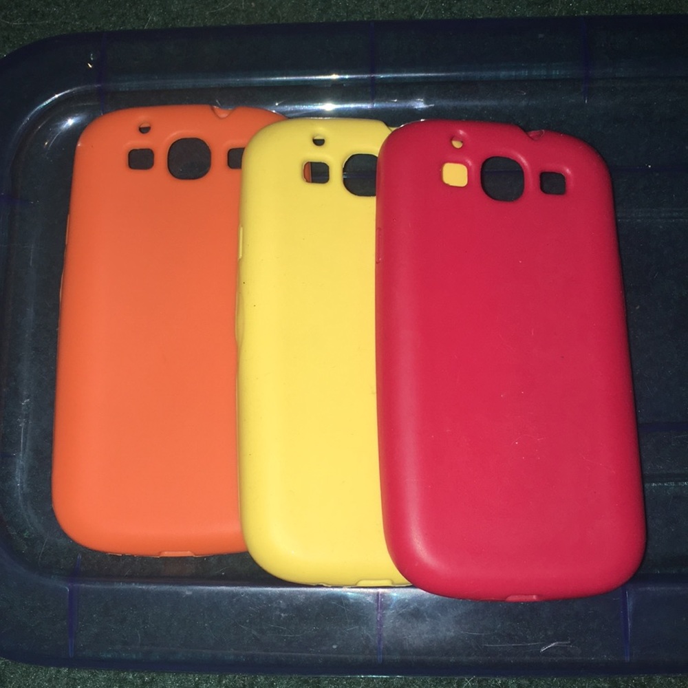 Silicone phone case galaxy s3